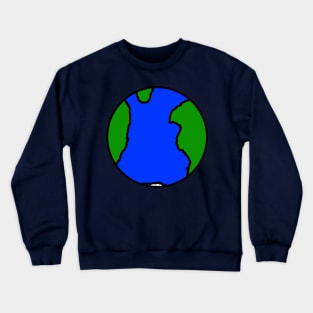 Earth Drawing Crewneck Sweatshirt